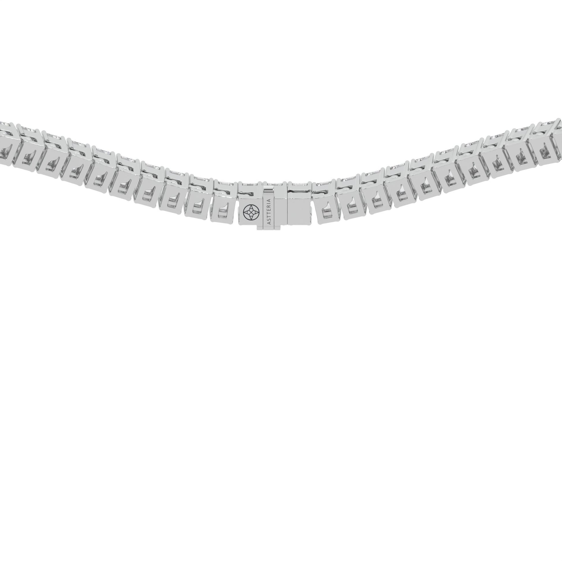 14K white gold, 18K white gold