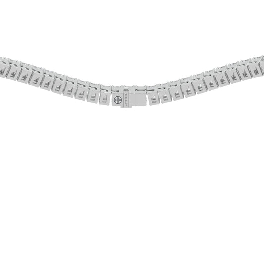 14K white gold, 18K white gold