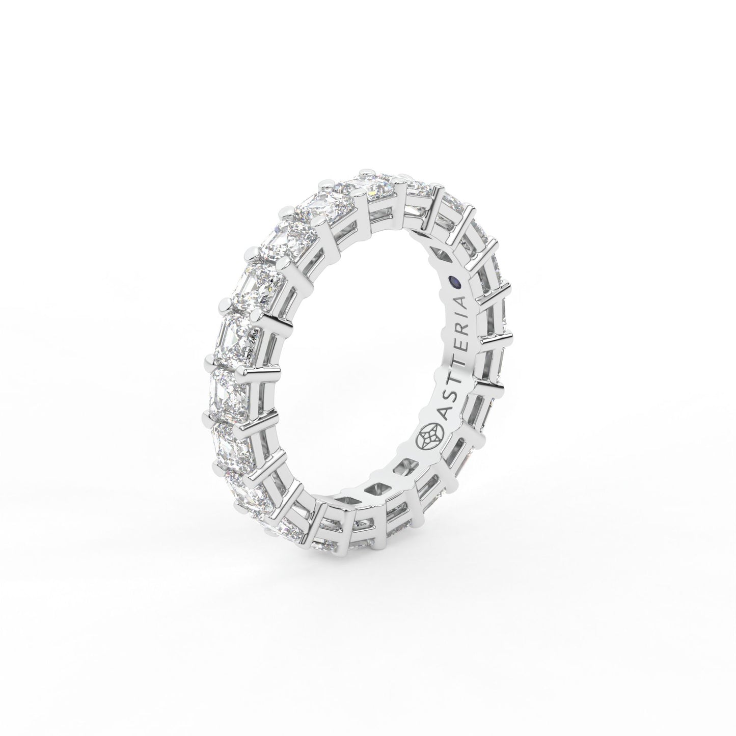 Majestic Assher cut eternity ring, Medium, 3.0 ct. (Approx.)