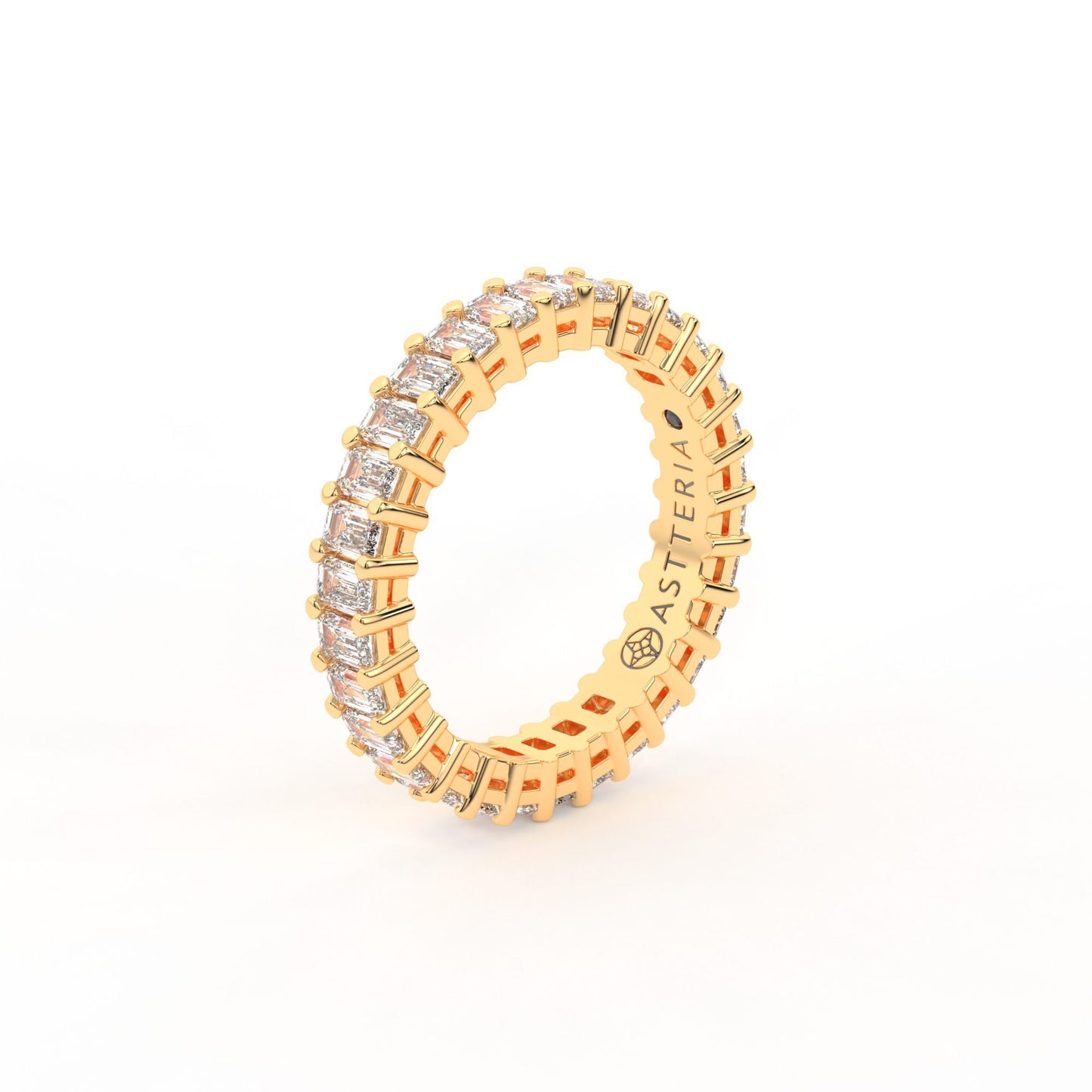 Majestic emerald shape eternity ring, Medium, 2.5 ct. (Approx.)