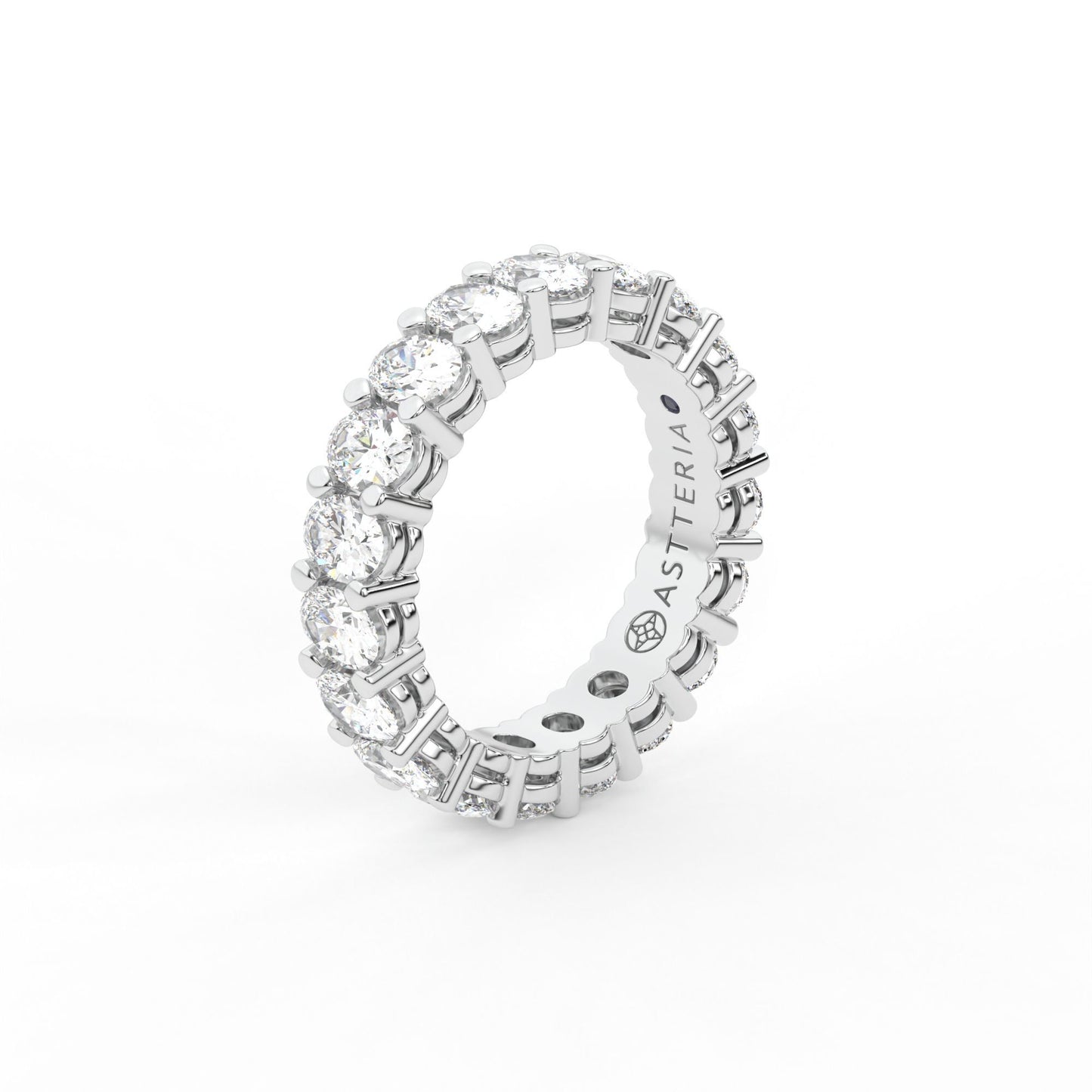 Majestic oval shape eternity ring, Large, 4.0 ct. (Approx.)