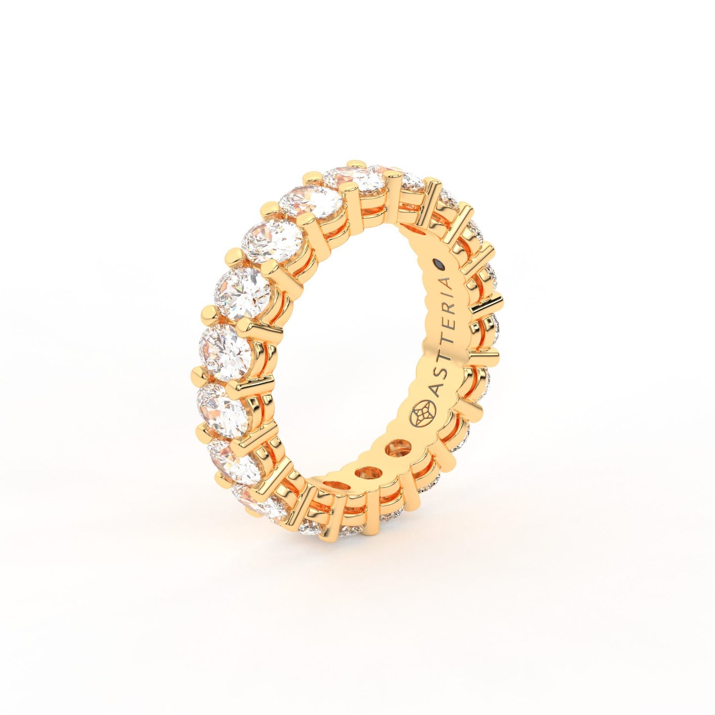 Majestic oval shape eternity ring, Large, 4.0 ct. (Approx.)