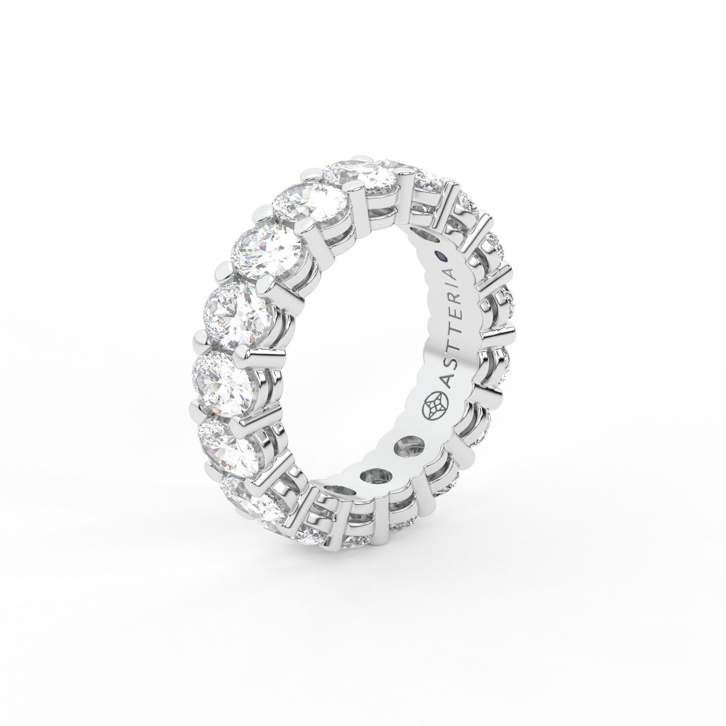 Majestic oval shape eternity ring, X-Large, 5.0 ct. (Approx.)