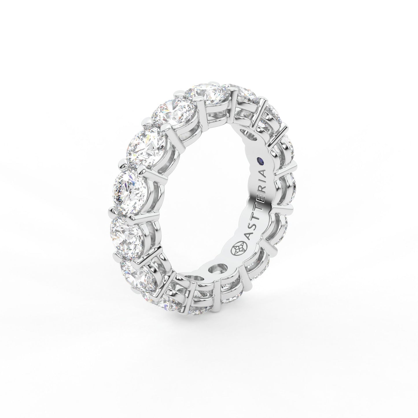 Majestic round shape eternity ring, X-Large, 5.5 ct. (Approx.)