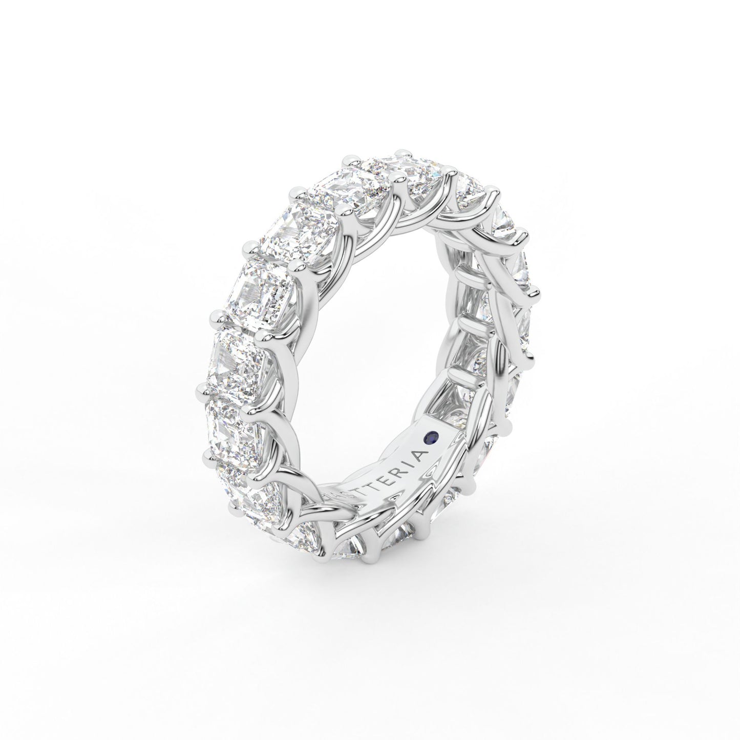 Eternal Assher cut eternity ring, Large, 5.5 ct. (Approx.)