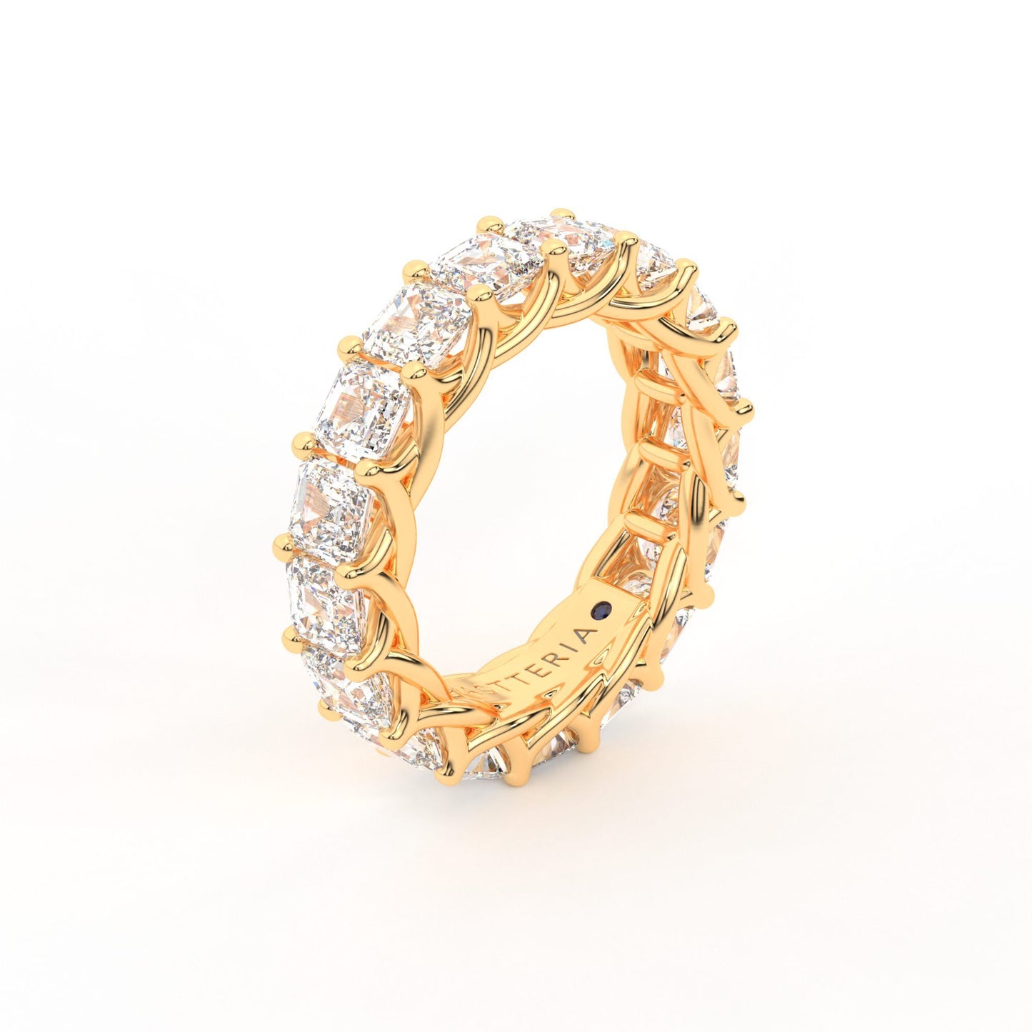 Eternal Assher cut eternity ring, Large, 5.5 ct. (Approx.)