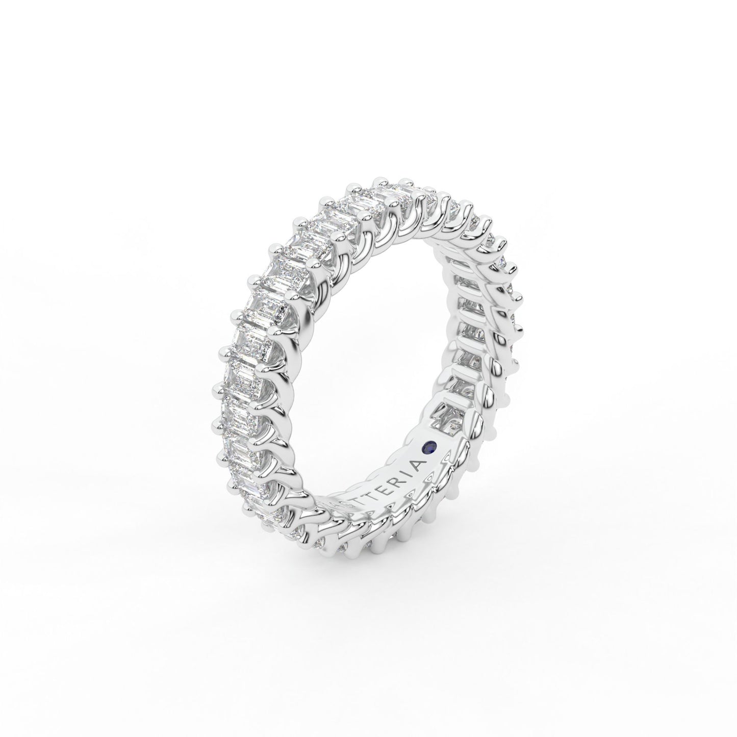 Eternal emerald shape eternity ring, Medium, 3.0 ct. (Approx.)