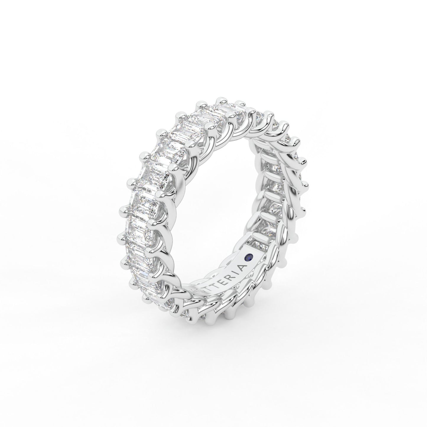 Eternal emerald shape eternity ring, Large, 3.5 ct. (Approx.)
