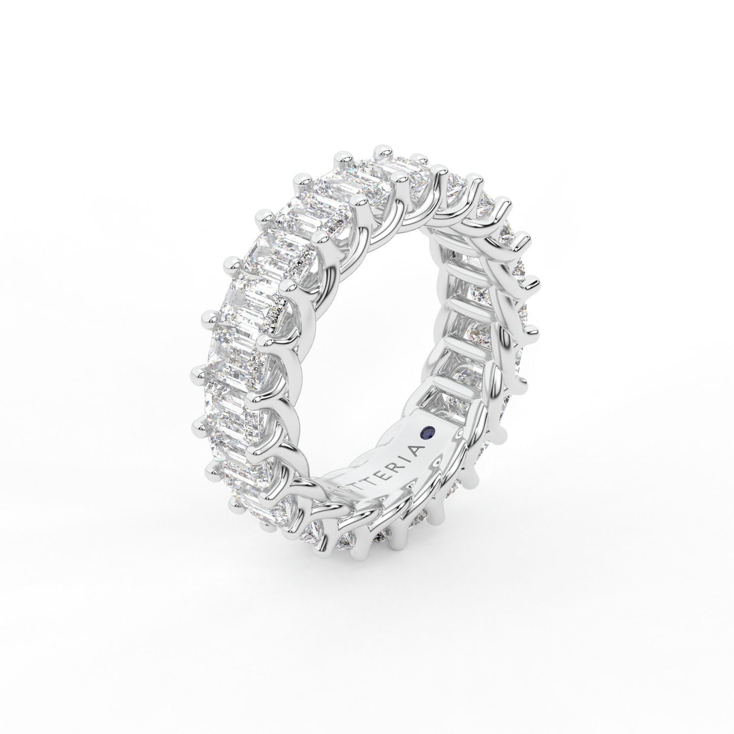 Eternal emerald shape eternity ring, X-Large, 5.5 ct. (Approx.)