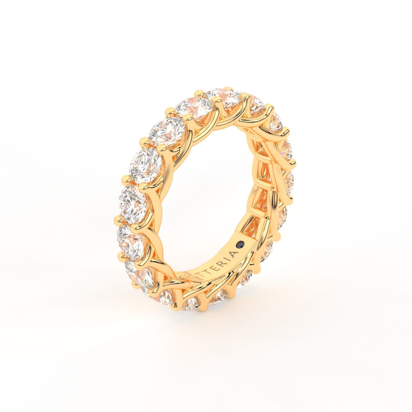 Eternal round shape eternity ring, Large, 4.5 ct. (Approx.)