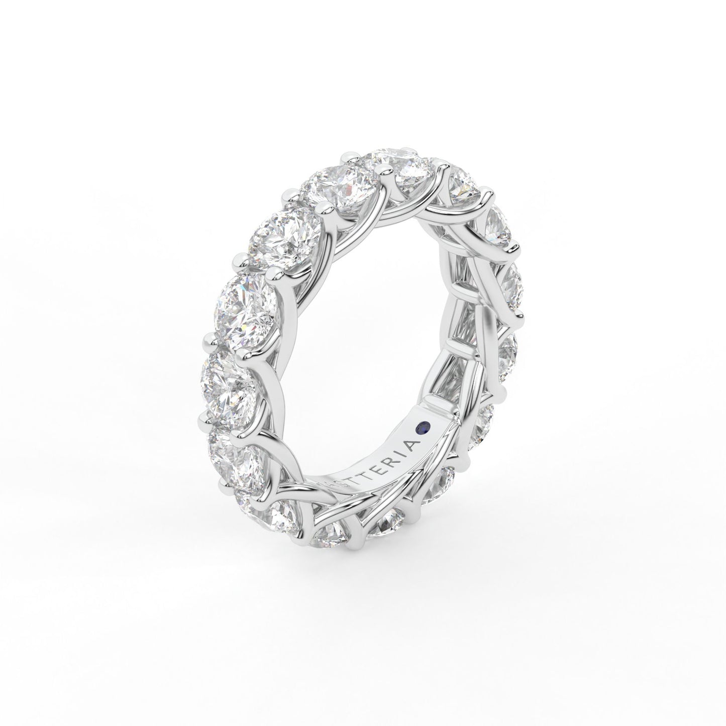 Eternal round shape eternity ring, X-Large, 5.5 ct. (Approx.)