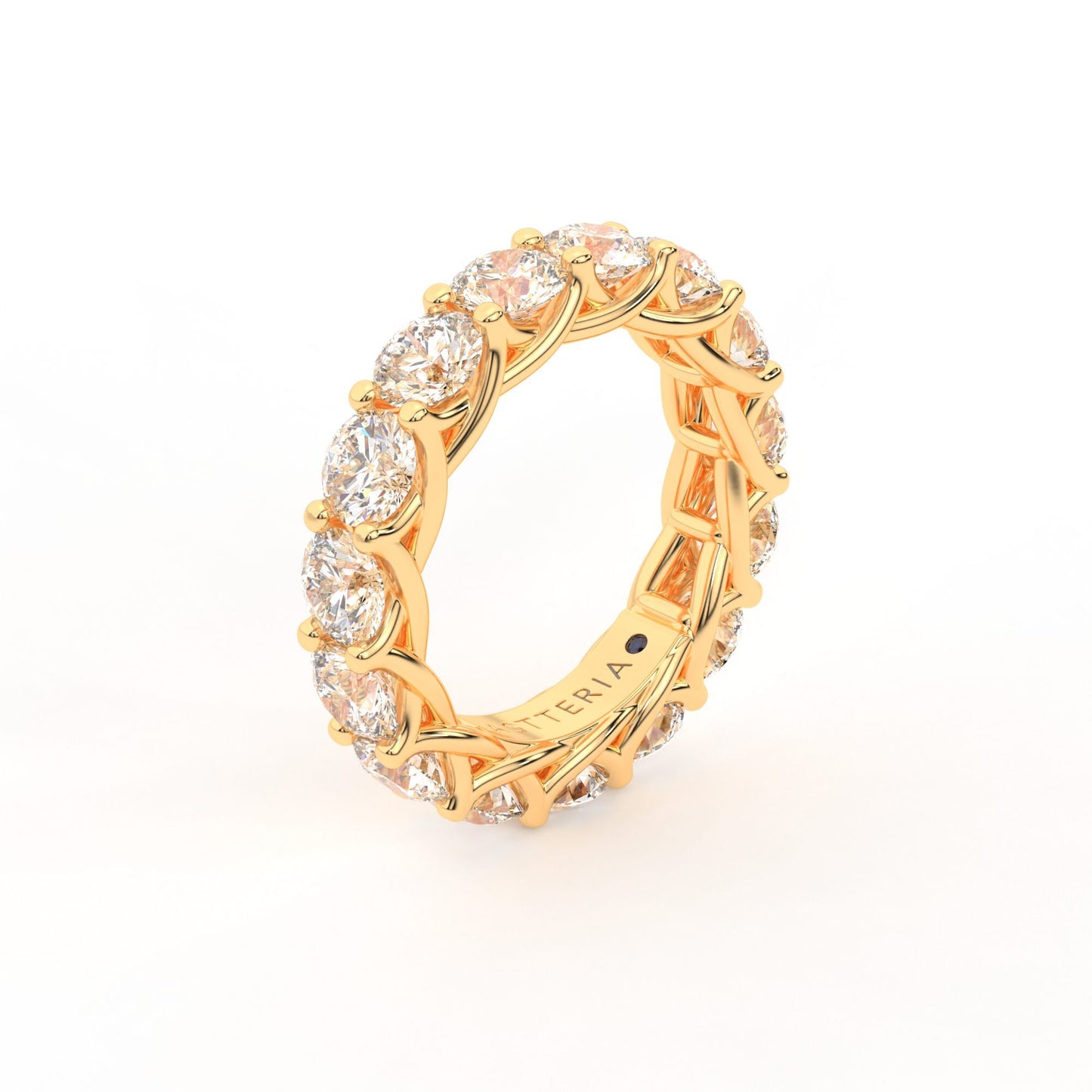 Eternal round shape eternity ring, X-Large, 5.5 ct. (Approx.)