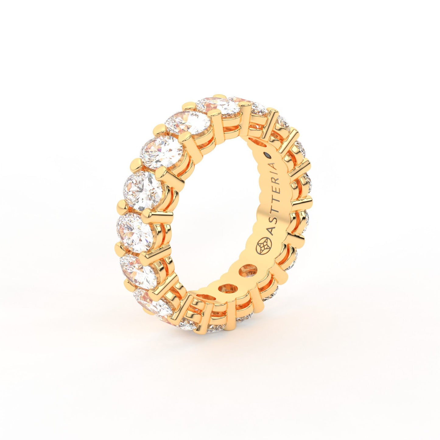 Majestic oval shape eternity ring, X-Large, 5.0 ct. (Approx.)