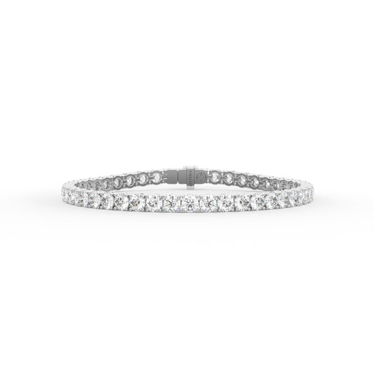 14K white gold, 18K white gold