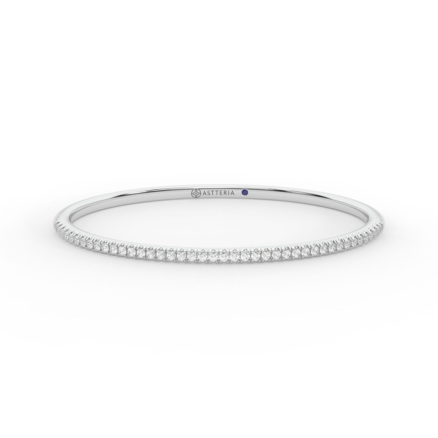 14K white gold, 18K white gold