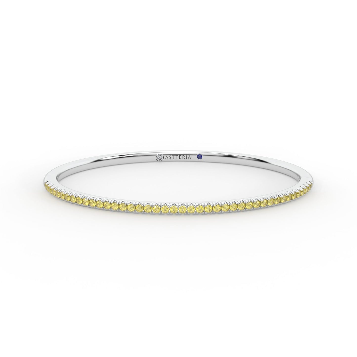 14K white gold, 18K white gold