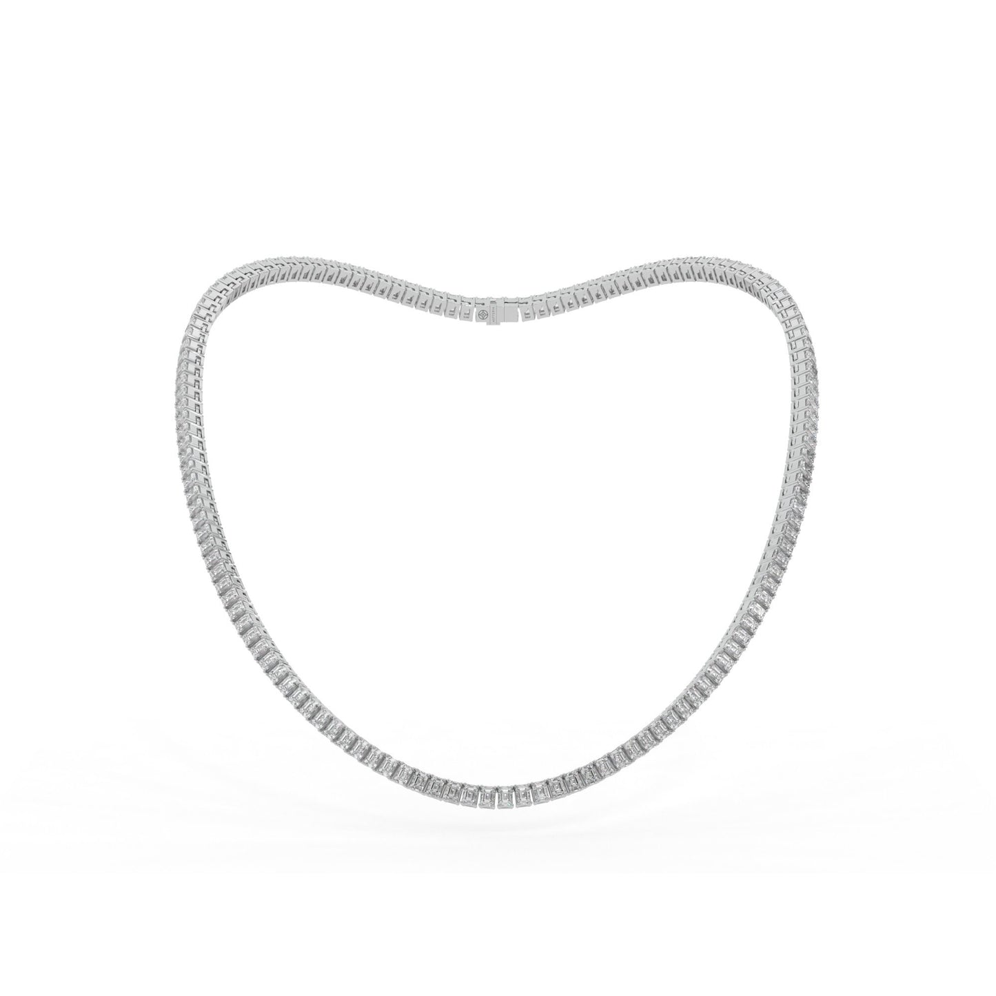 14K white gold, 18K white gold