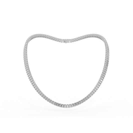 14K white gold, 18K white gold