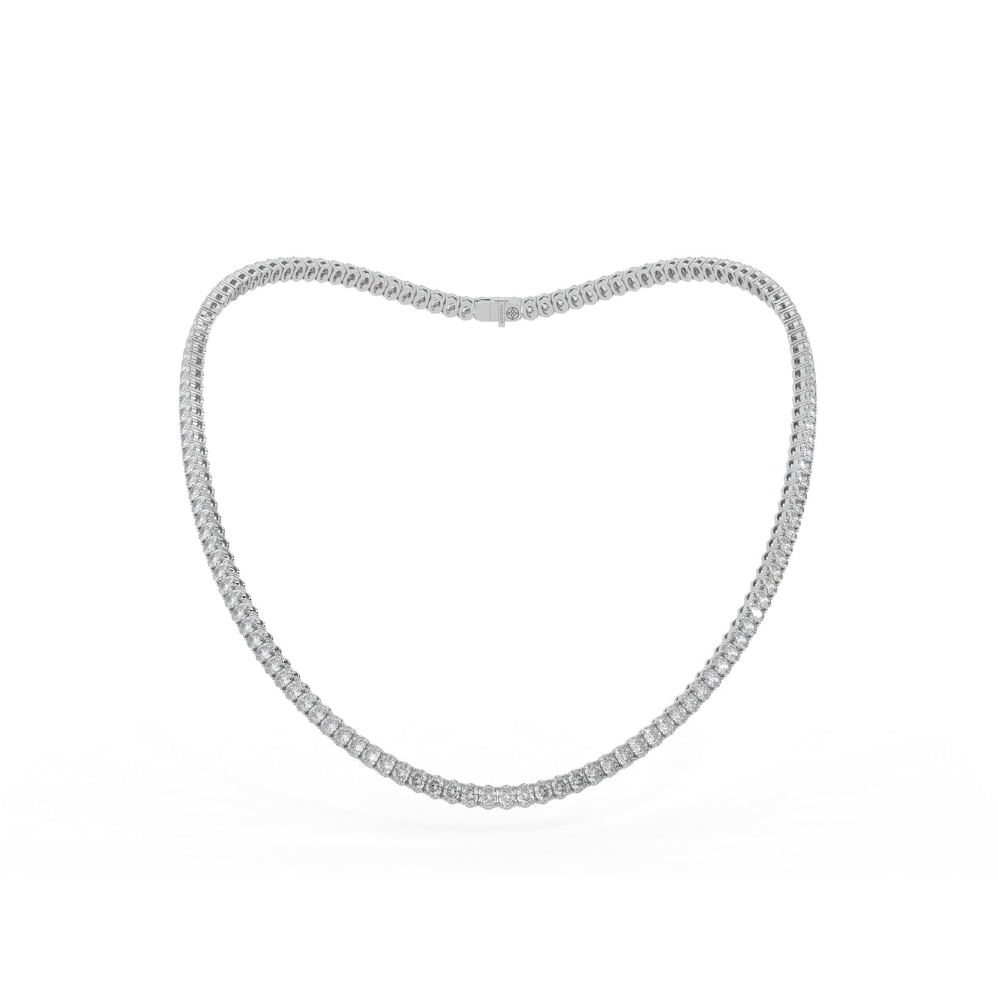 14K white gold, 18K white gold