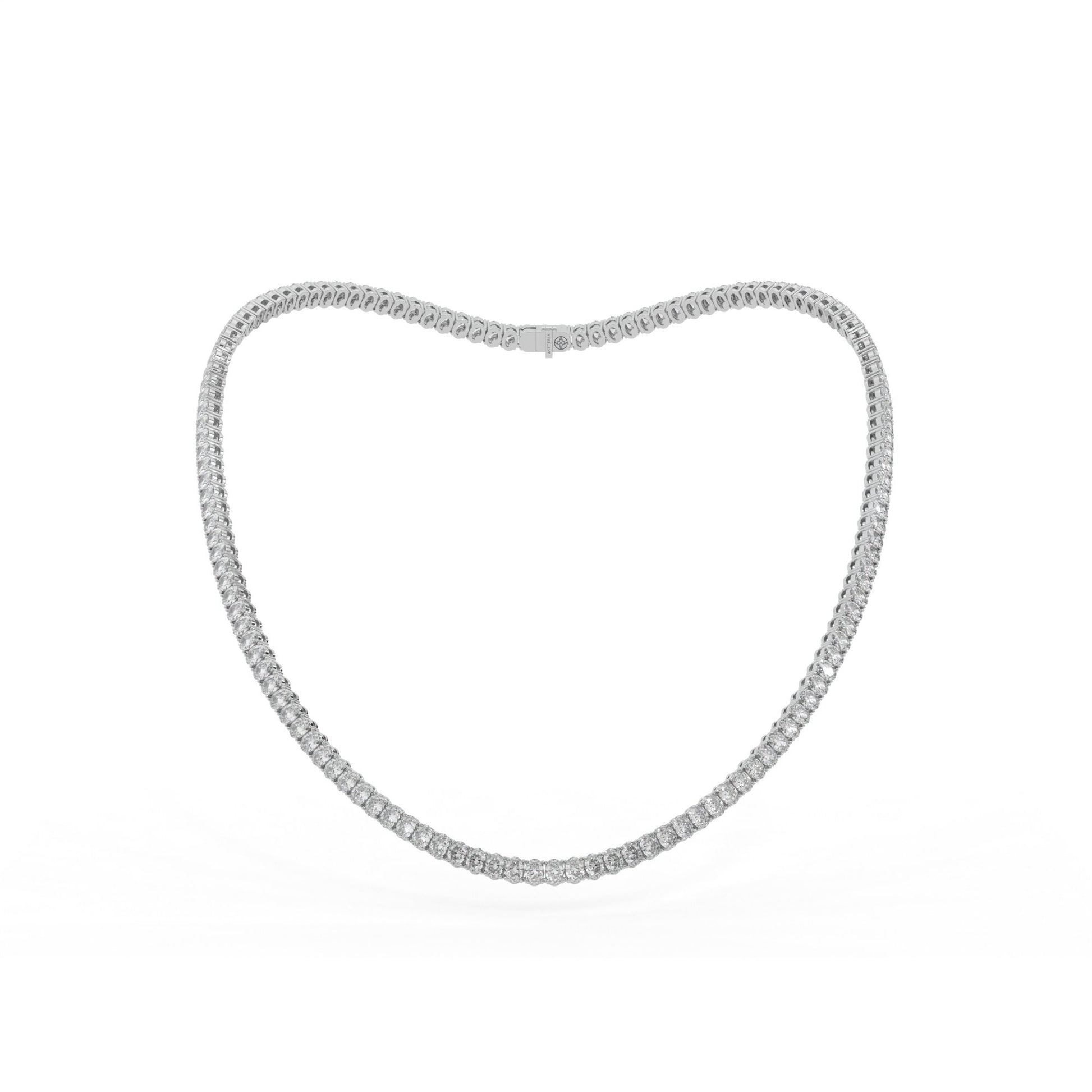 14K white gold, 18K white gold