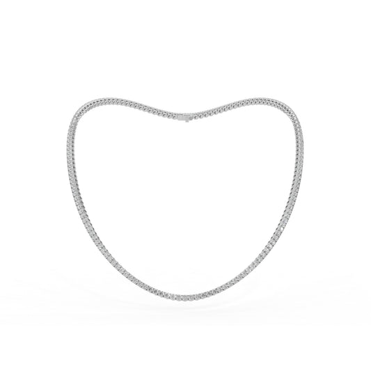 14K white gold, 18K white gold