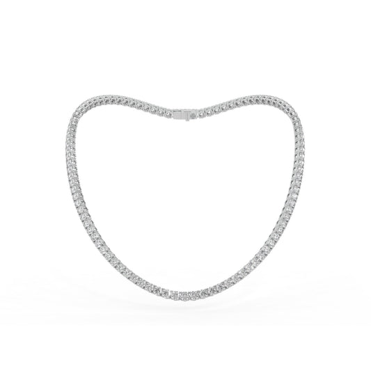14K white gold, 18K white gold