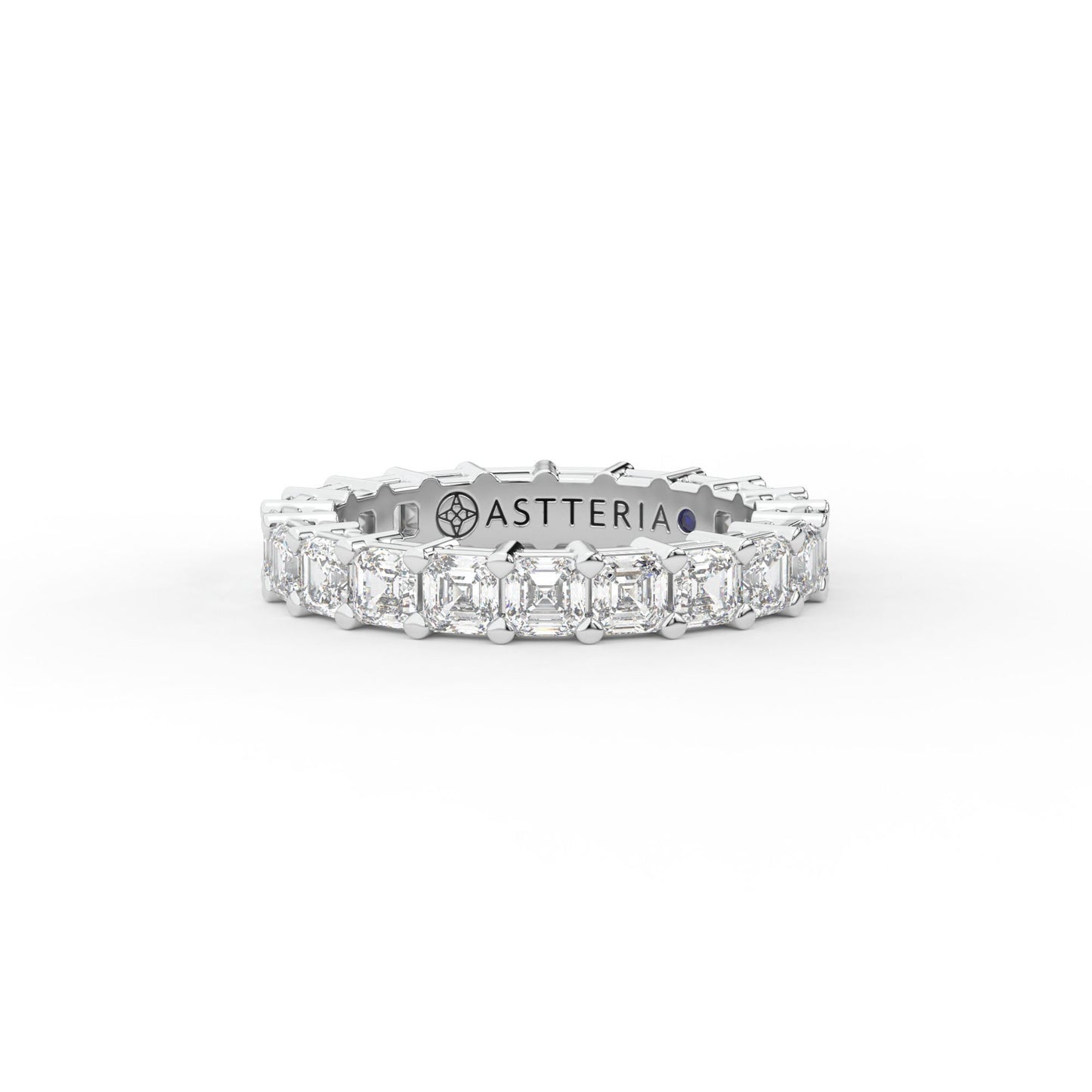 14K white gold, 18K white gold