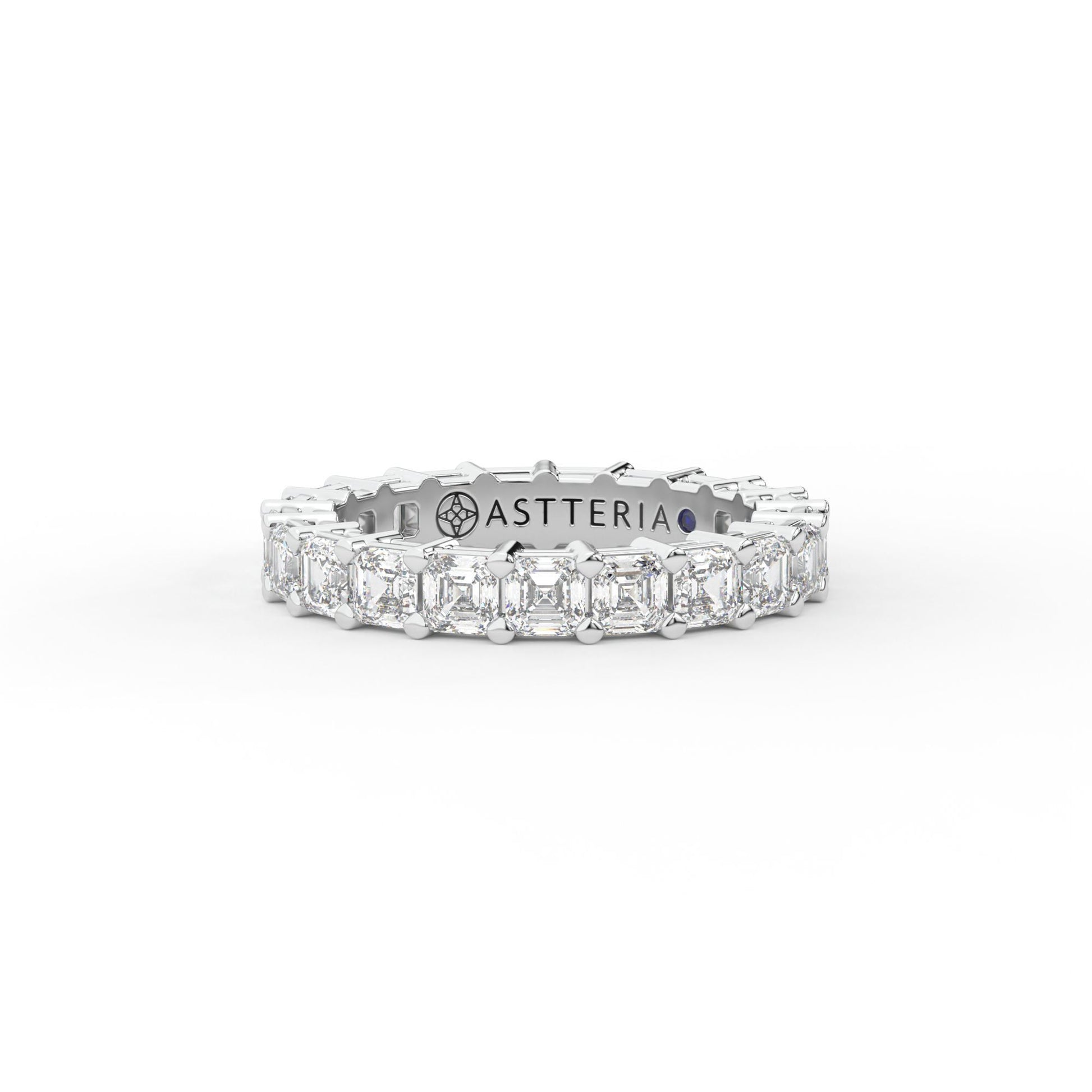 14K white gold, 18K white gold