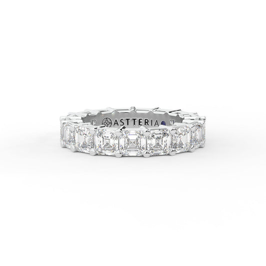 14K white gold, 18K white gold