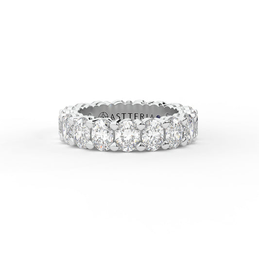 14K white gold, 18K white gold