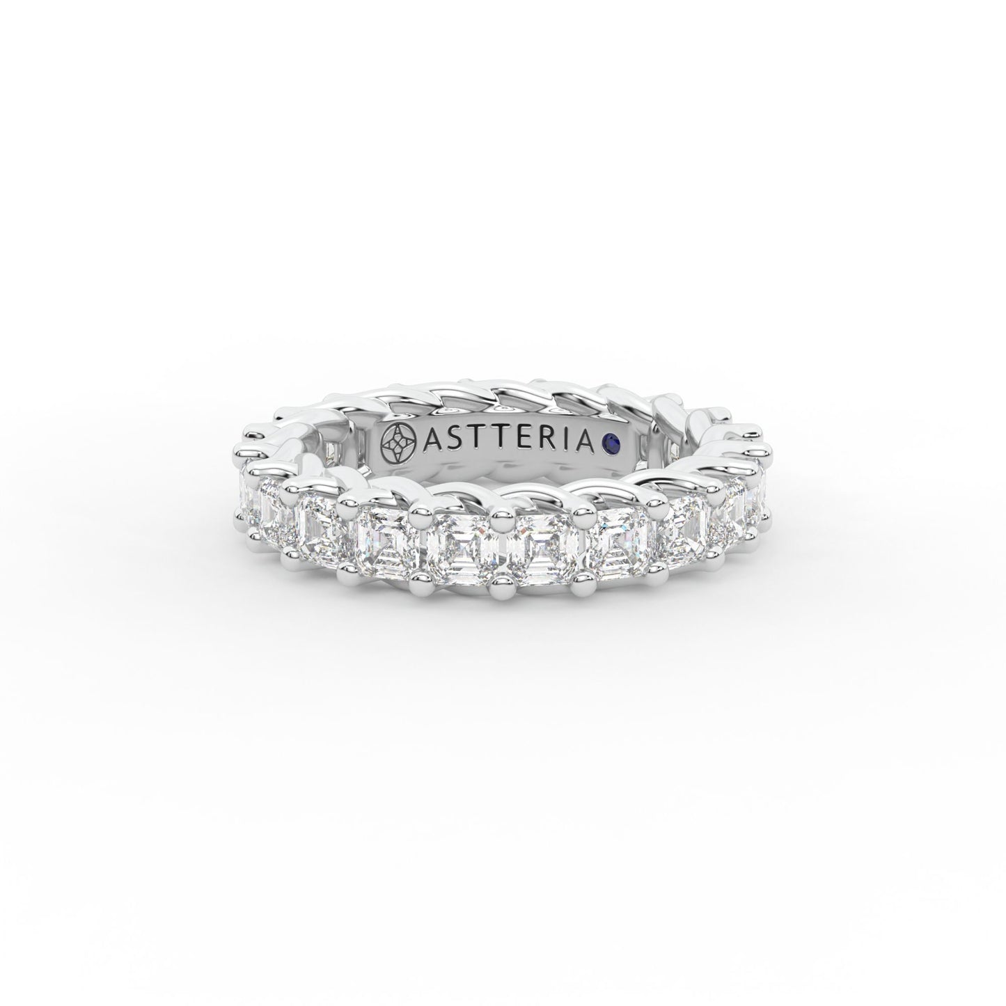 18K white gold