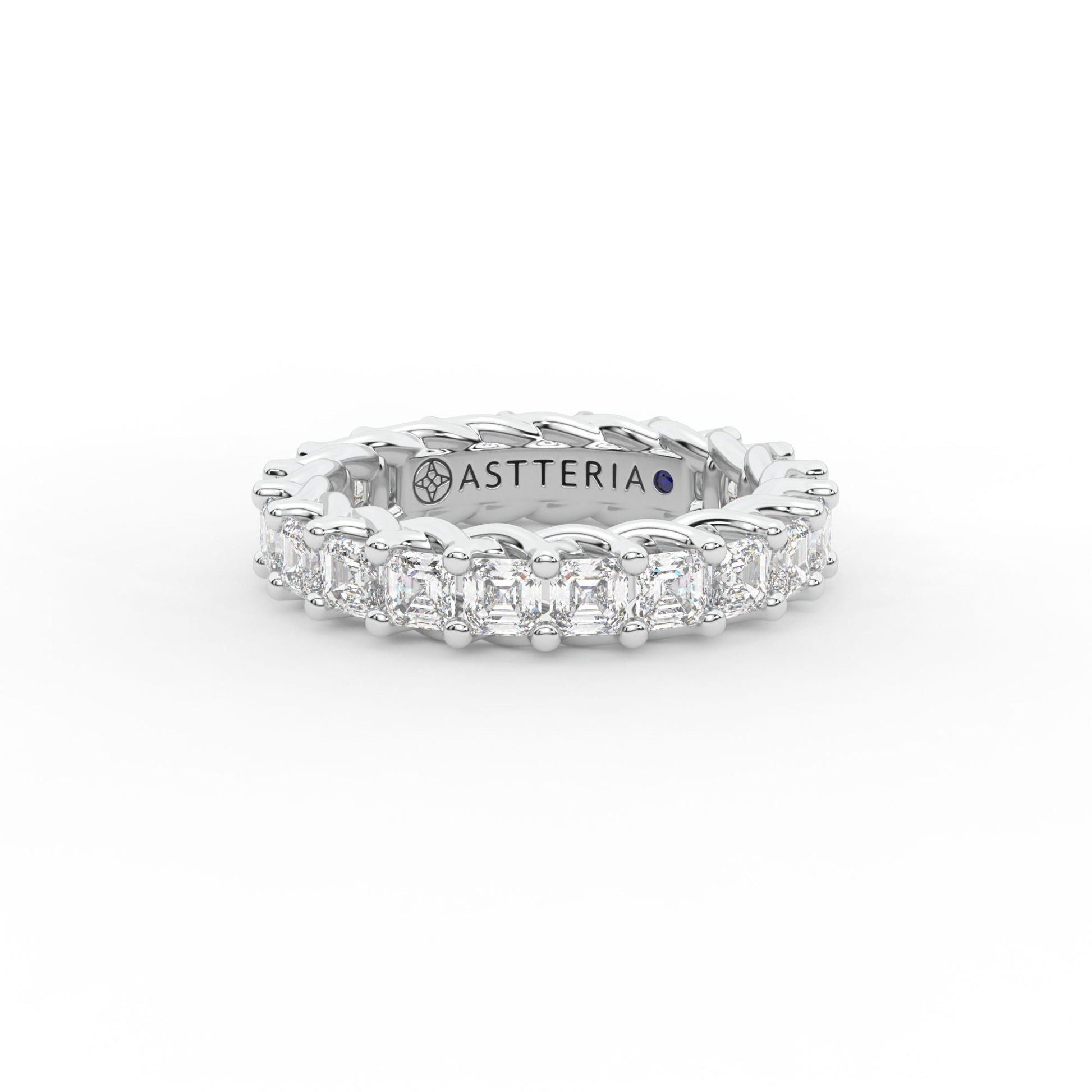 18K white gold
