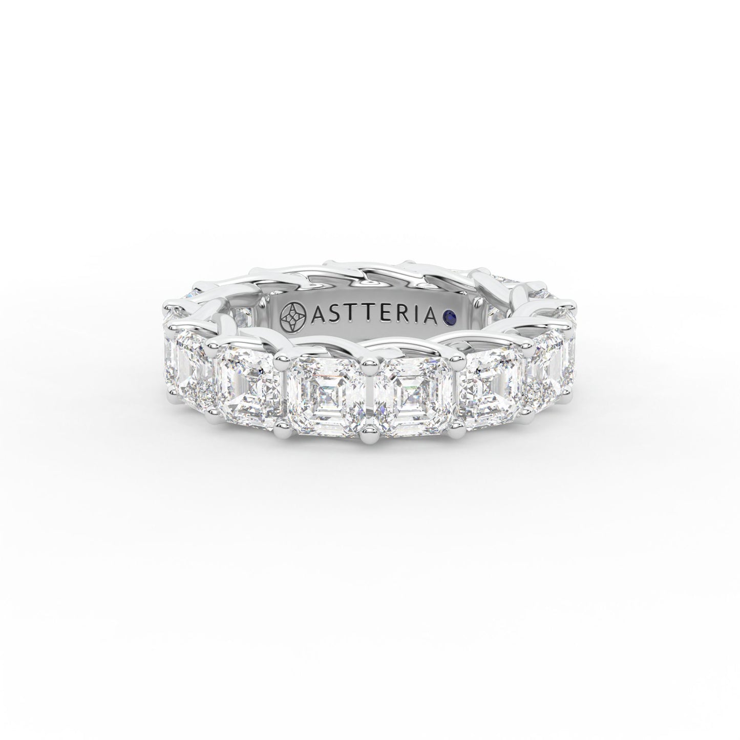Eternal Assher cut eternity ring, X-Large, 7.5 ct. (Approx.)