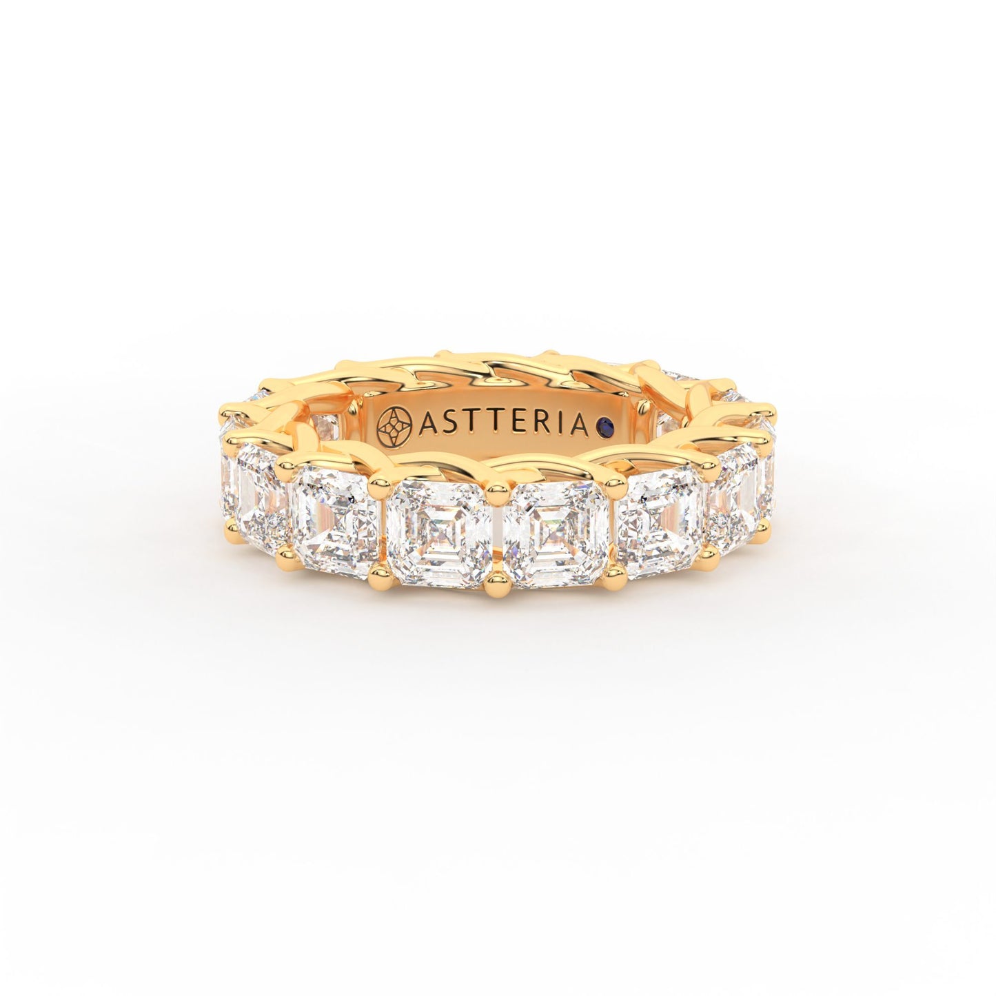 Eternal Assher cut eternity ring, X-Large, 7.5 ct. (Approx.)