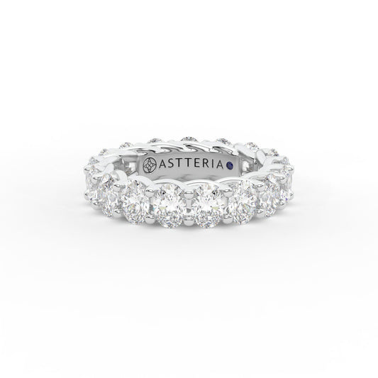 14K white gold, 18K white gold