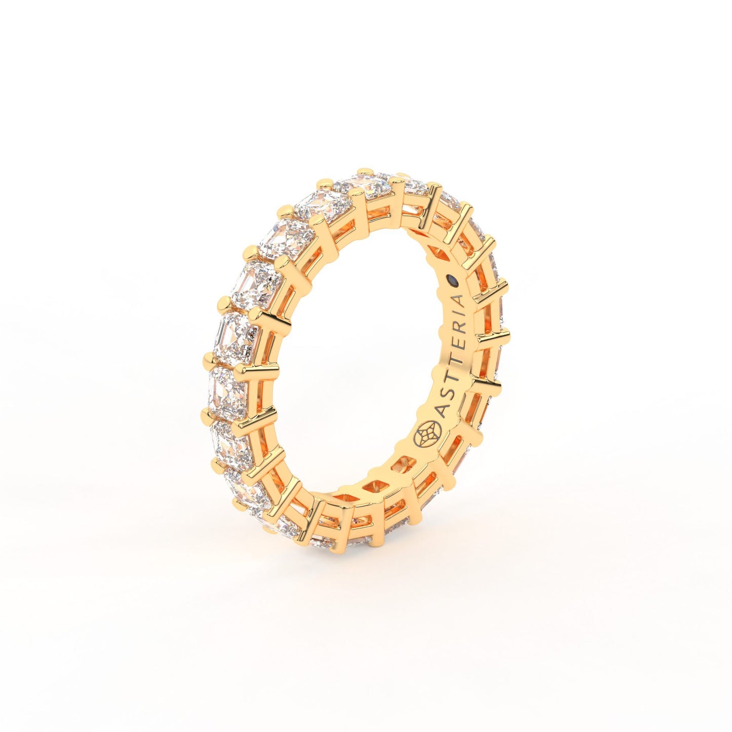 Majestic Assher cut eternity ring, Medium, 3.0 ct. (Approx.)