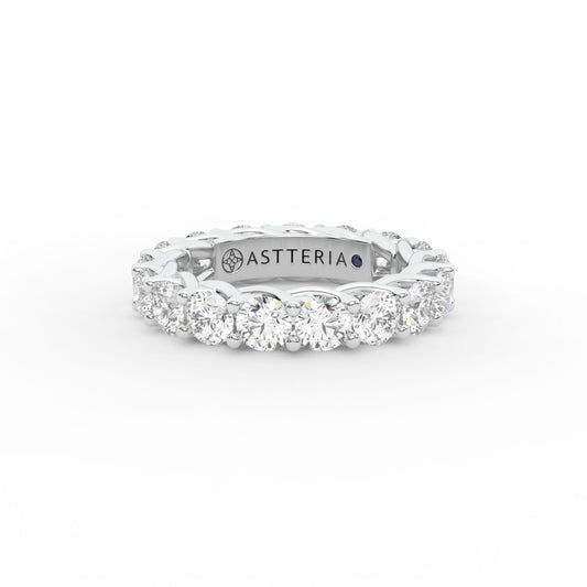 14K white gold, 18K white gold