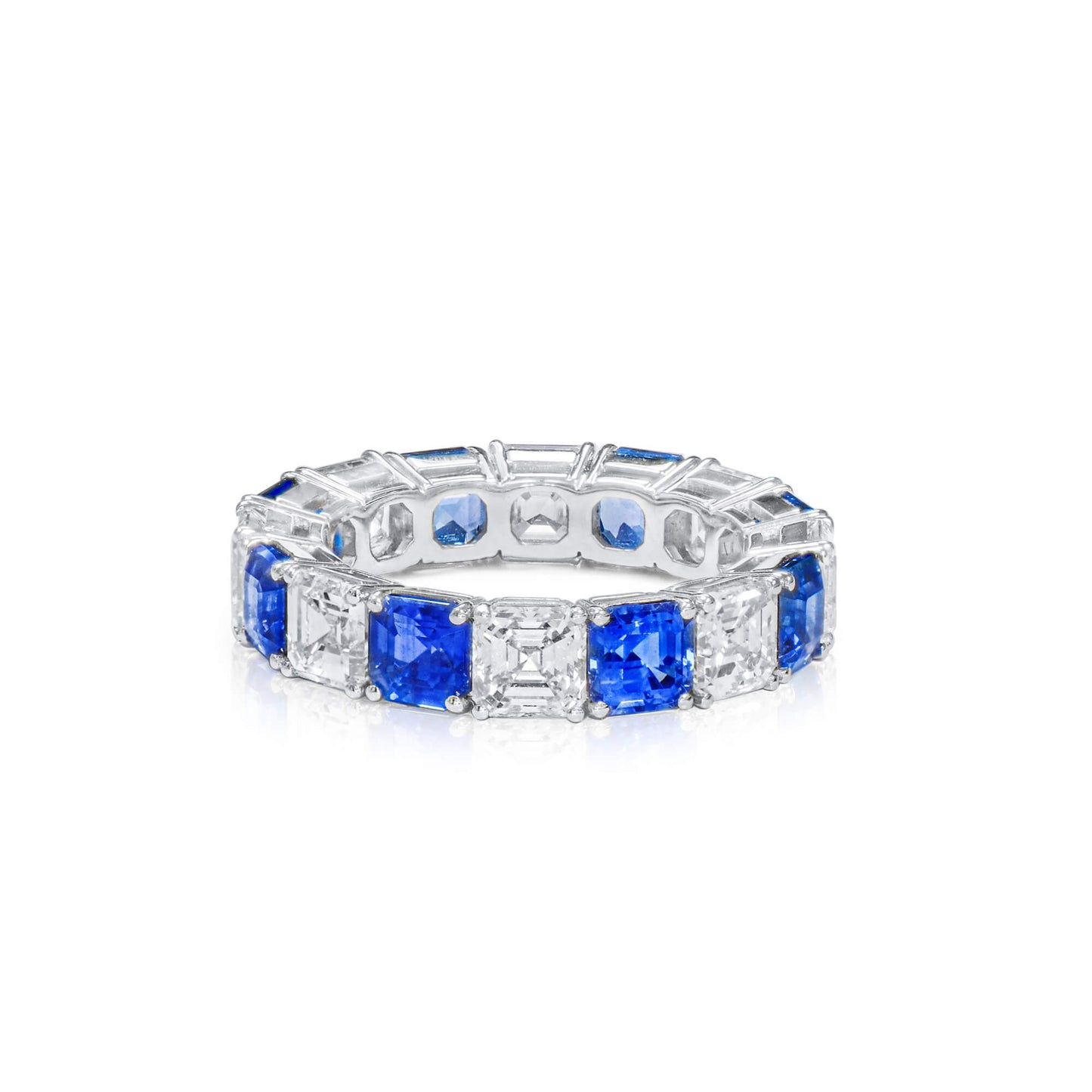Blue Diamond Ring, 9.16 Ct. TW, Asscher shape, GIA Certified