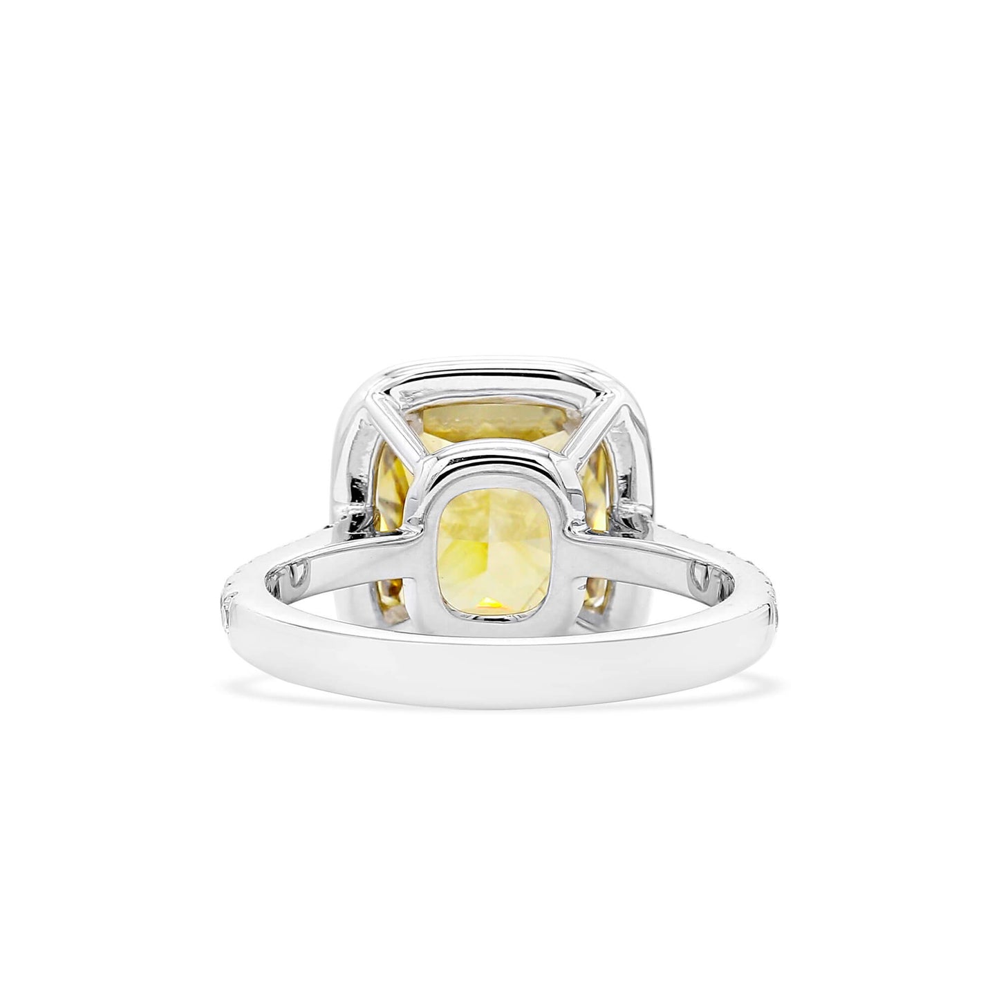Fancy Dark Brown-Greenish Yellow Diamond Ring, 4.50 Ct. TW, Radiant shape, GIA Certified