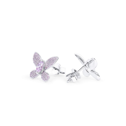 Fancy Light Pink Diamond Earrings, 0.63 Ct. TW, Marquise shape