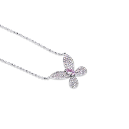 Fancy Light Pink Diamond Pendant, 0.80 Ct. TW, Marquise shape