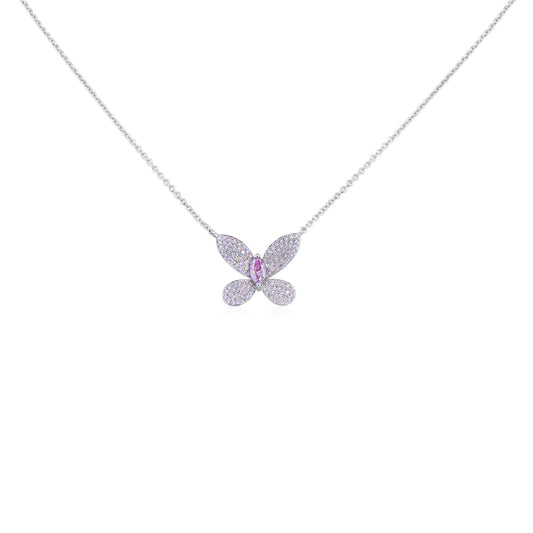 Fancy Light Pink Diamond Pendant, 0.80 Ct. TW, Marquise shape