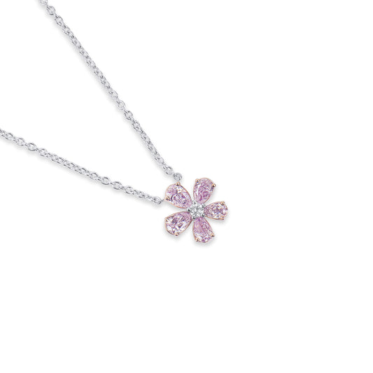 Fancy Pink Diamond Pendant, 0.68 Ct. TW, MIX shape