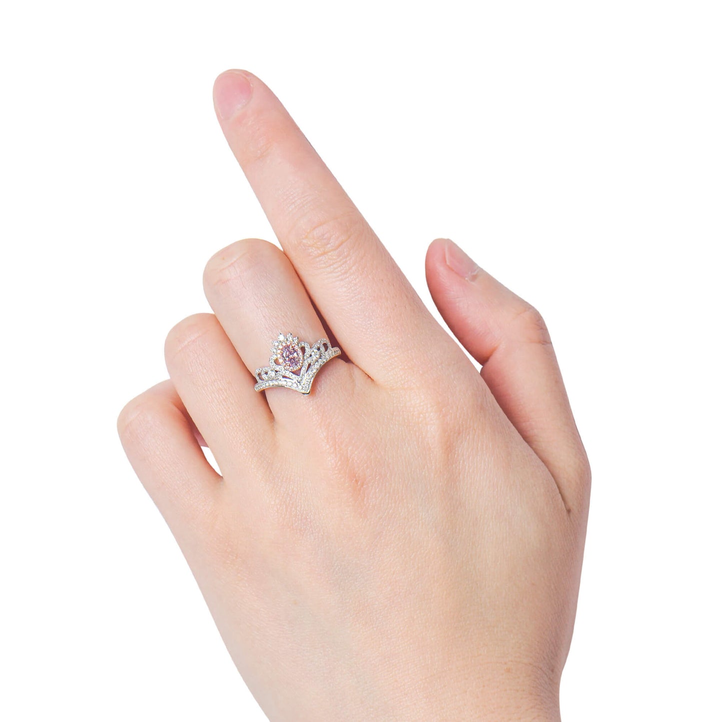 Fancy Purple Pink Diamond Ring, 0.68 Ct. TW, Oval shape, GIA Certified