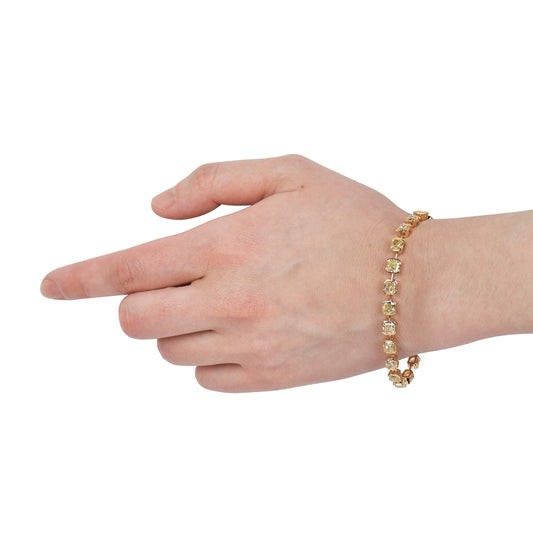 Fancy Yellow Diamond Bracelet, 13.60 Carat, Mix Shape