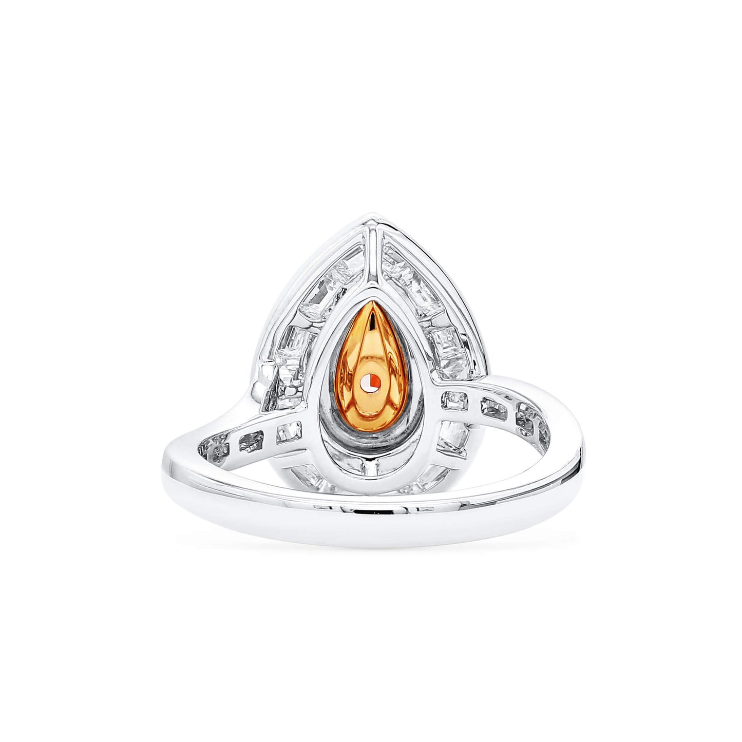 Light Pink Diamond Ring, 1.92 Ct. TW, Pear shape, GIA Certified