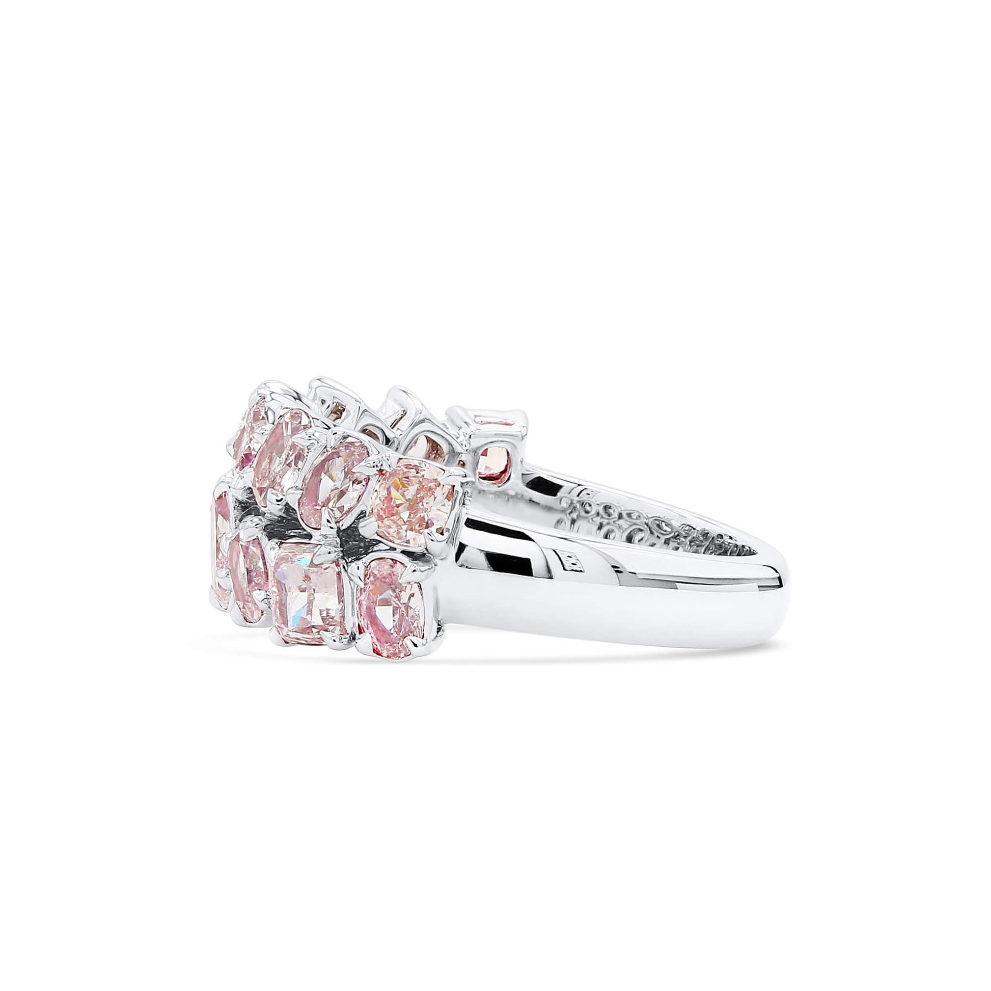 Light Pink Diamond Ring, 2.82 Ct. TW, MIX shape