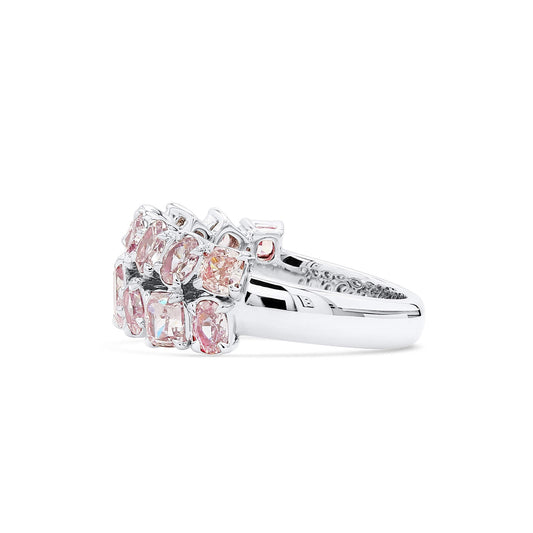 Light Pink Diamond Ring, 2.82 Ct. TW, MIX shape