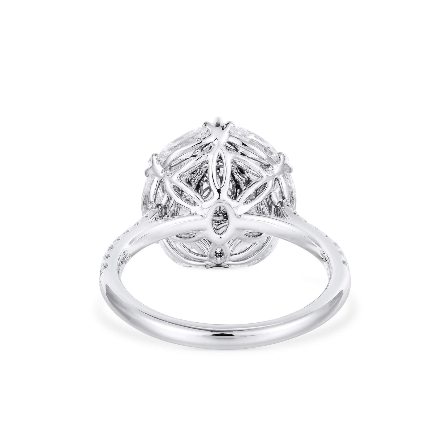 Light Pink Diamond Ring, 2.85 Ct. TW, Oval shape, GIA Certified