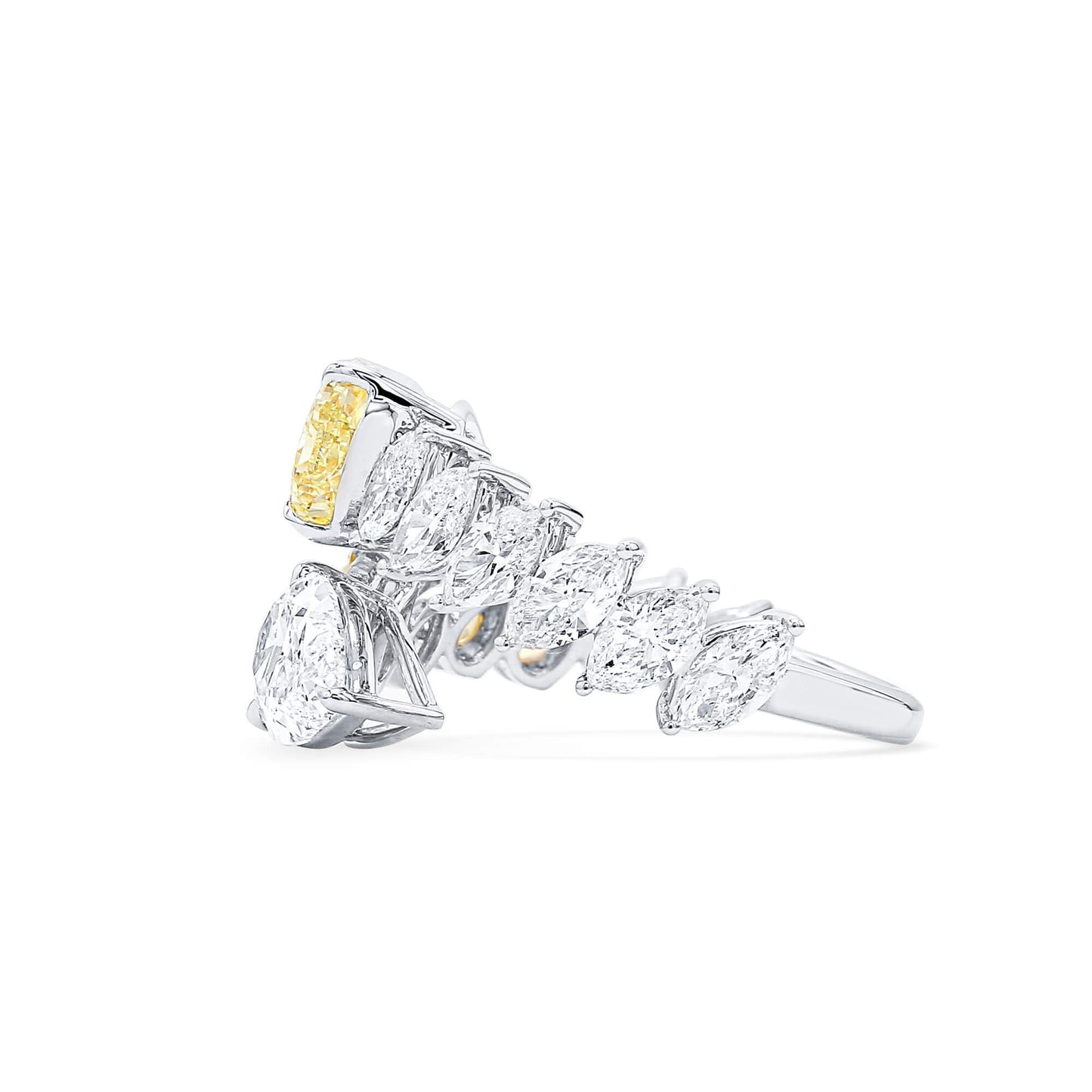 Multicolor Diamond Ring, 4.59 Ct. TW, MIX shape, GIA Certified
